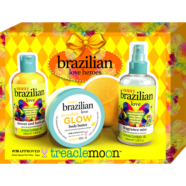 Treaclemoon подаръчен комплект за тяло 4 части Brazilian Love Heroes