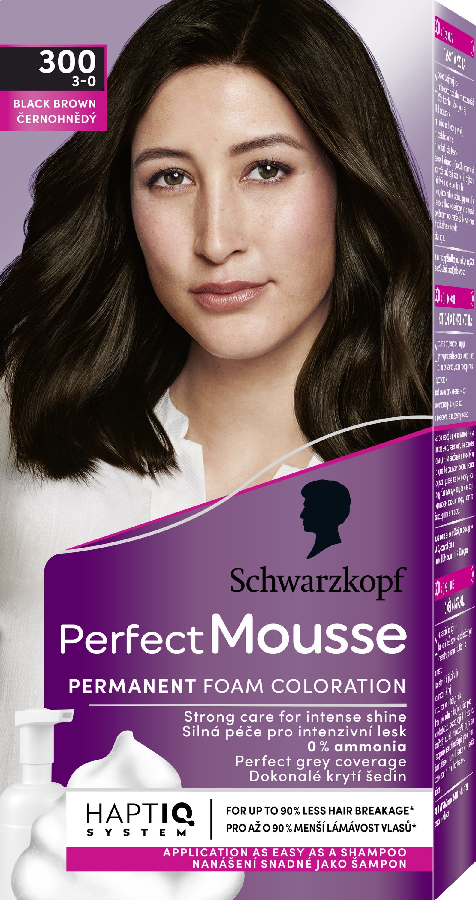SCHWARZKOPF PERFECT MOUSSE Мус боя за коса 300 Black brown