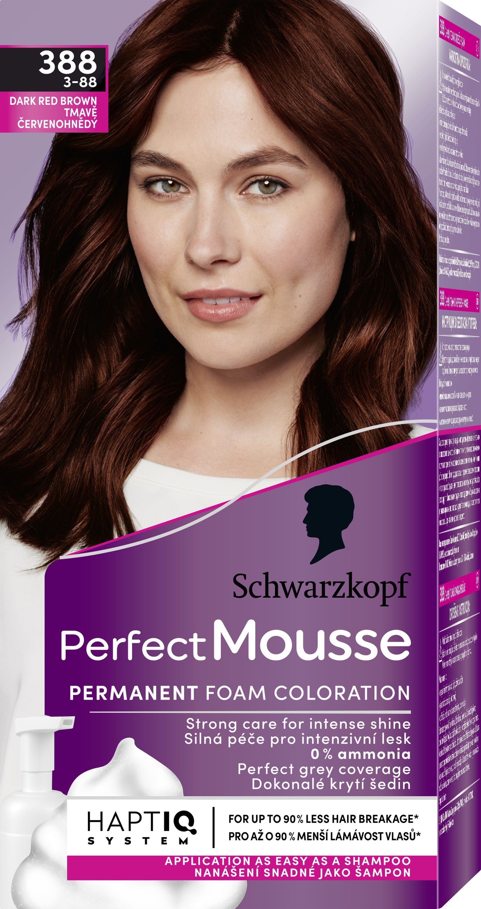 SCHWARZKOPF PERFECT MOUSSE Мус боя за коса 388 Dark redbrown