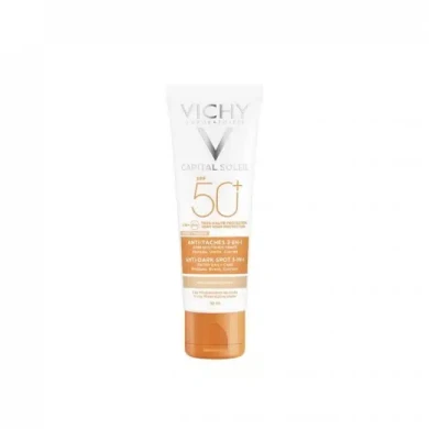 Vichy CAPITAL SOLEIL Слънцезащитен тониран крем срещу поява на пигментни петна 3-в-1 SPF50+ 50ml