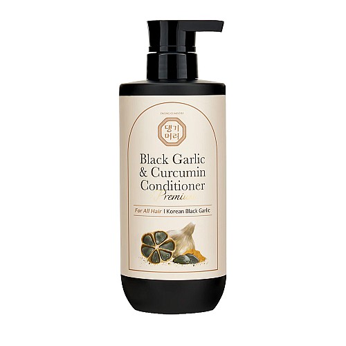 Doori Cosmetics Балсам за плътност и защита срещу накъсване на косата Doori Daeng Gi Meo Black Garlic & Curcumin Treatment 500ml