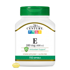 21st Century Vitamin E 180mg (400IU) - Витамин Е | 110 sgels