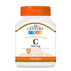 21st Century Vitamin C 500mg Prolonged Release - Витамин C | 110 tabs