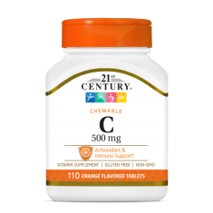 21st Century Vitamin C 500mg - Chewable - Витамин C | 110 chew