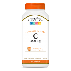 21st Century Vitamin C 1000mg Prolonged Release - Витамин C | 110 tabs