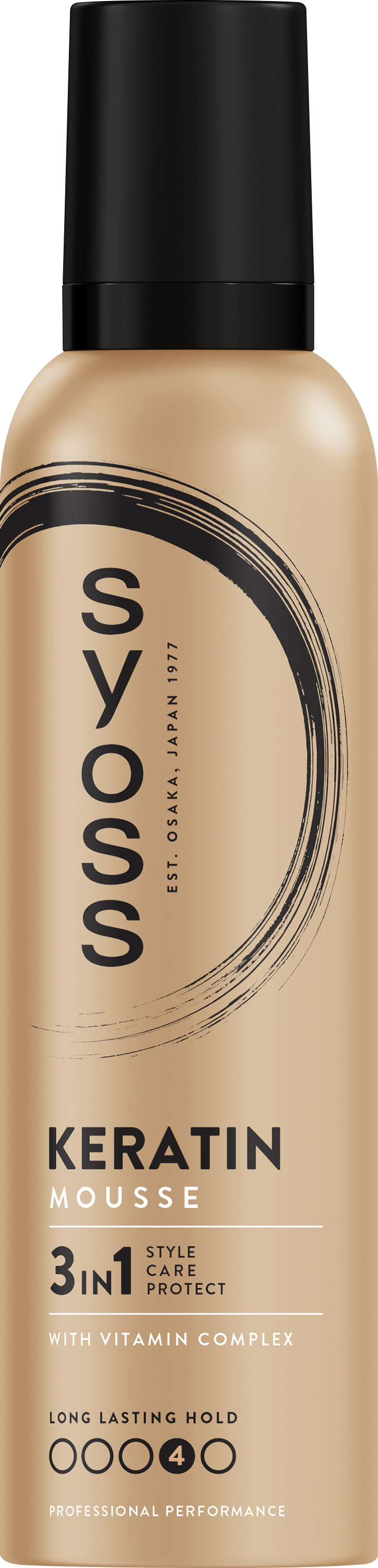 SYOSS MOUSSE KERATIN STYLE PERFECTION  Пяна за коса 4, 250 мл.