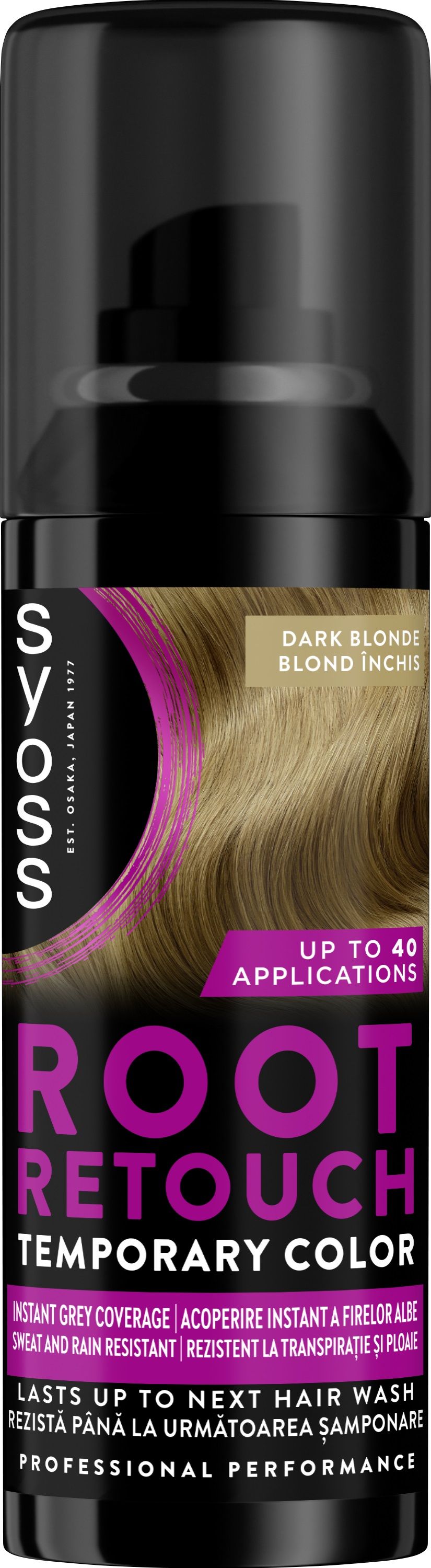 SYOSS ROOT RETOUCHER Боядисващ спрей за коса Dark blonde, 120 мл.