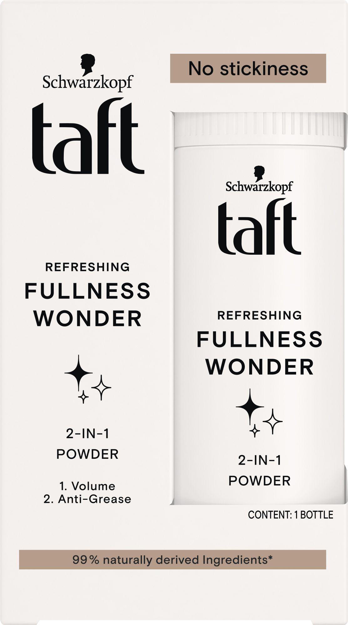 TAFT 2-IN-1 POWDER REFRESHING FULLNESS WONDER Пудра за обем