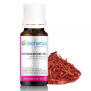 Етерично масло от Сандалово дърво (Sandalwood oil), Bioherba, 5 мл