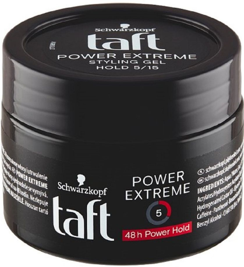 TAFT POWER GEL EXTREME RADICAL HOLD Гел за коса, 250 мл.