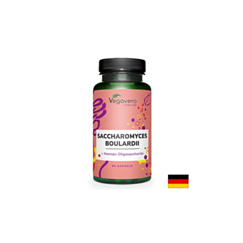 Saccharomyces Boulardii + Mannan-Oligosaccharide (MOS)/ Сахаромицес боларди + Мананови олигозахариди, 120 капсули, 100% Vegan Vegavero