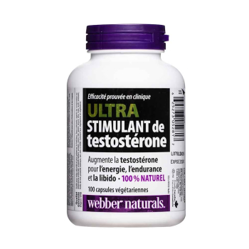 Ултра Тестостерон Бууст, Webber Naturals, 100 капс
