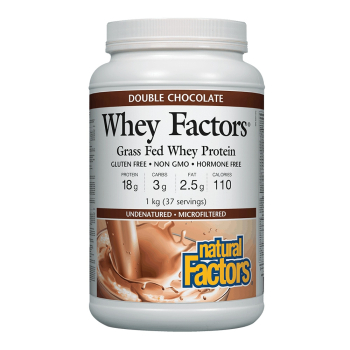 Whey Factors Grass Fed Пшеничен протеин - Шоколад, 1 кг