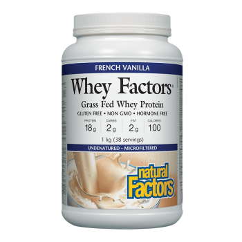 Whey Factors Grass Fed Пшеничен протеин - Ванилия, 1 кг.