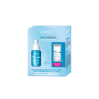 URIAGE PROMO EAU THERMALE Хиалуронов серум за хидратация 30 ml + EAU THERMALE Термален хидратиращ крем 15мл