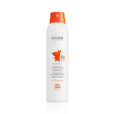 BABE ПЕДИАТРИК СЛЪНЦЕЗАЩ. СПРЕЙ ВЛАЖНА КОЖА SPF50+