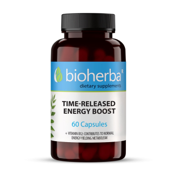 Енергийна бомба 24 часа енергия и тонус, Bioherba, 60 капсули