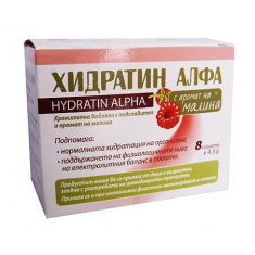 Хидратин Алфа Малина за рехидратация на организма x8 сашета