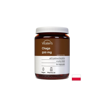 Чага – имунитет и баланс на кръвната захар, Vitalers, 500 mg, 60 капсули