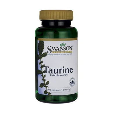 SWANSON Taurine 500mg. / 100 Caps