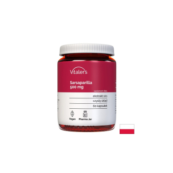 Сарсапарила, Vitalers, 500 mg, 60 капсули
