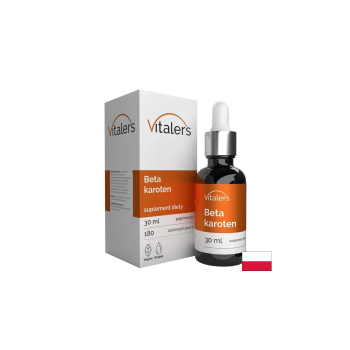 Бета-каротин, Vitalers, 3.8 mg, 180 дози капки