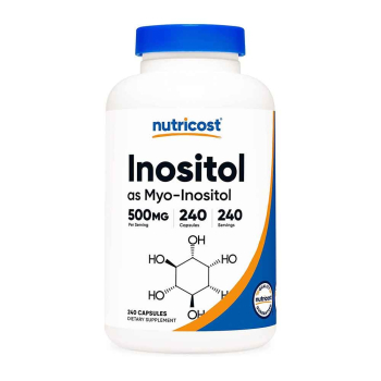 Инозитол (Мио-инозитол), Nutricost, 240 капс.