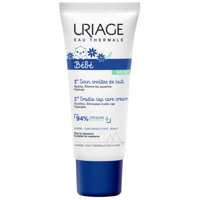 URIAGE BEBE CRADLE CAP CARE CREAM УСПОКОЯВАЩ ПРОЧИСТВАЩ КРЕМ ПРОТИВ КРУСТИ 40мл