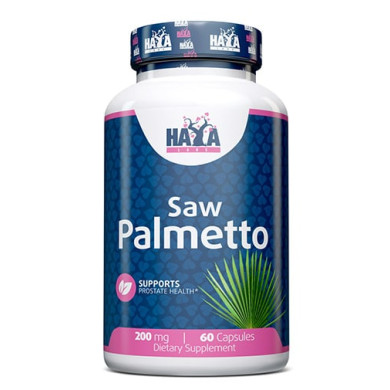 Haya Labs Saw Palmetto / Сао Палмето 200mg. / 60 Caps.