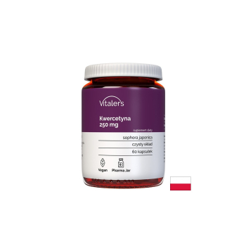 Кверцетин – при алергии и за добро кръвообращение, Vitalers, 250 mg, 60 капсули