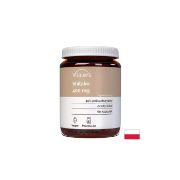 Шийтаке – имунна защита и клетъчно здраве, Vitalers, 400 mg, 60 капсули