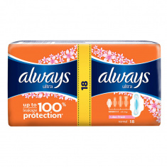 Always Ultra Fresh Дамски превръзки х18 броя