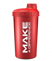 SCITEC Make a Difference Shaker / Red / 700 ml