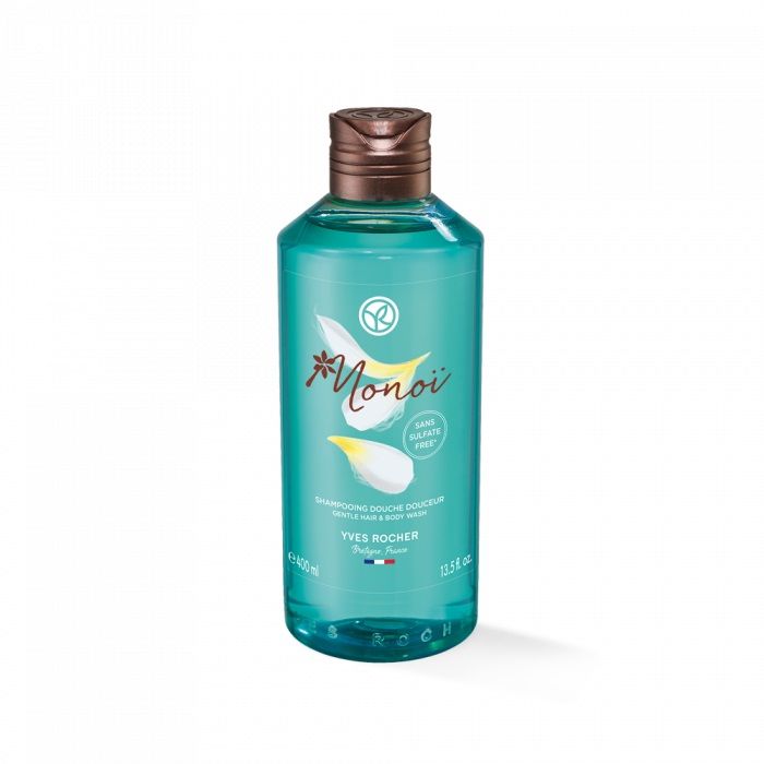 YVES ROCHER MONOI Шампоан&душ гел 2В1, 400мл.
