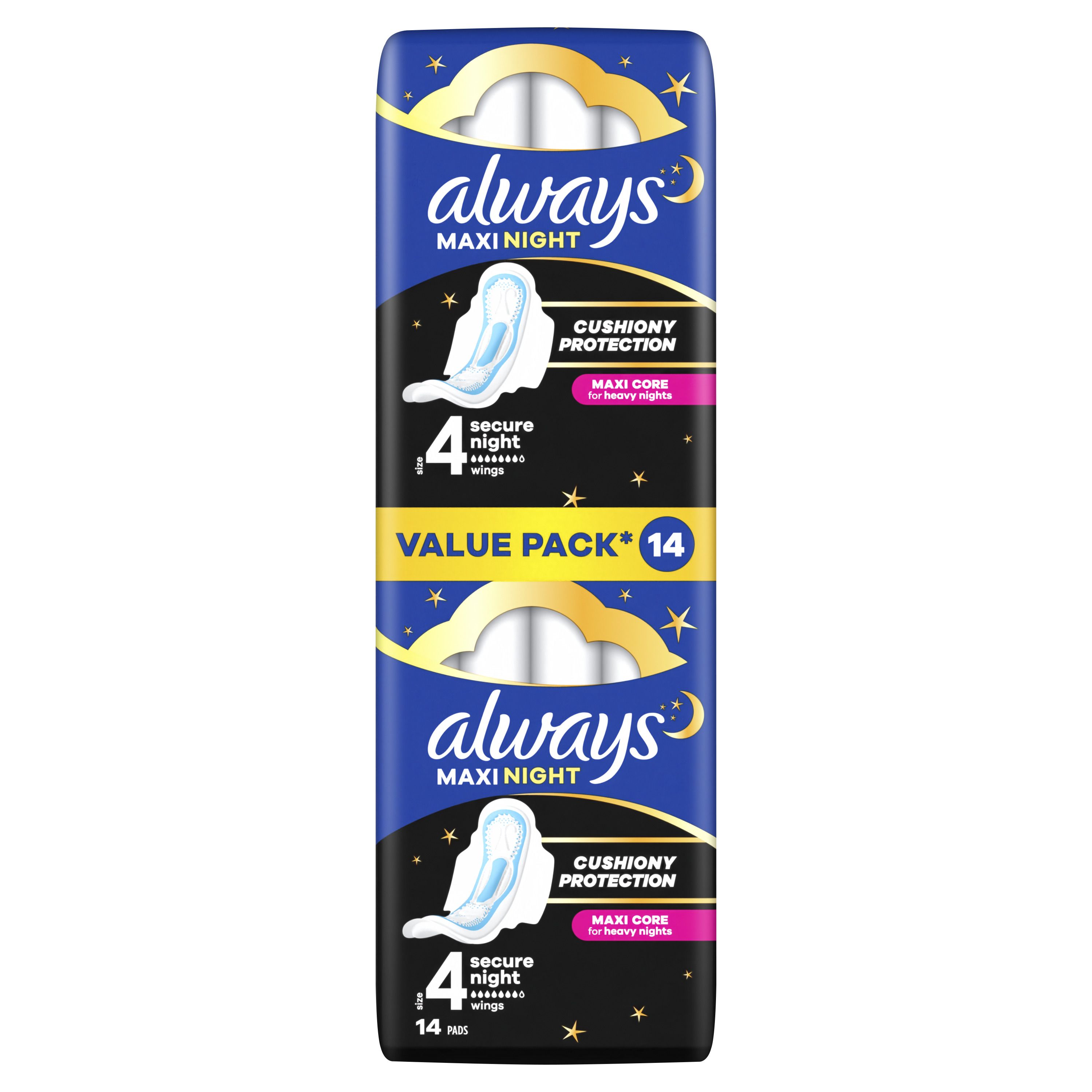 ALWAYS MAXI размер 4 Дамски превръзки, 14 бр