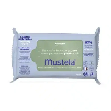 Mustela Почистващи мокри кърпички х 60