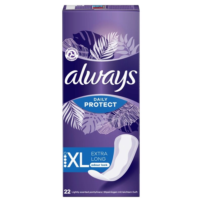 ALWAYS XL Ежедневни дамски превръзки, 22 бр.