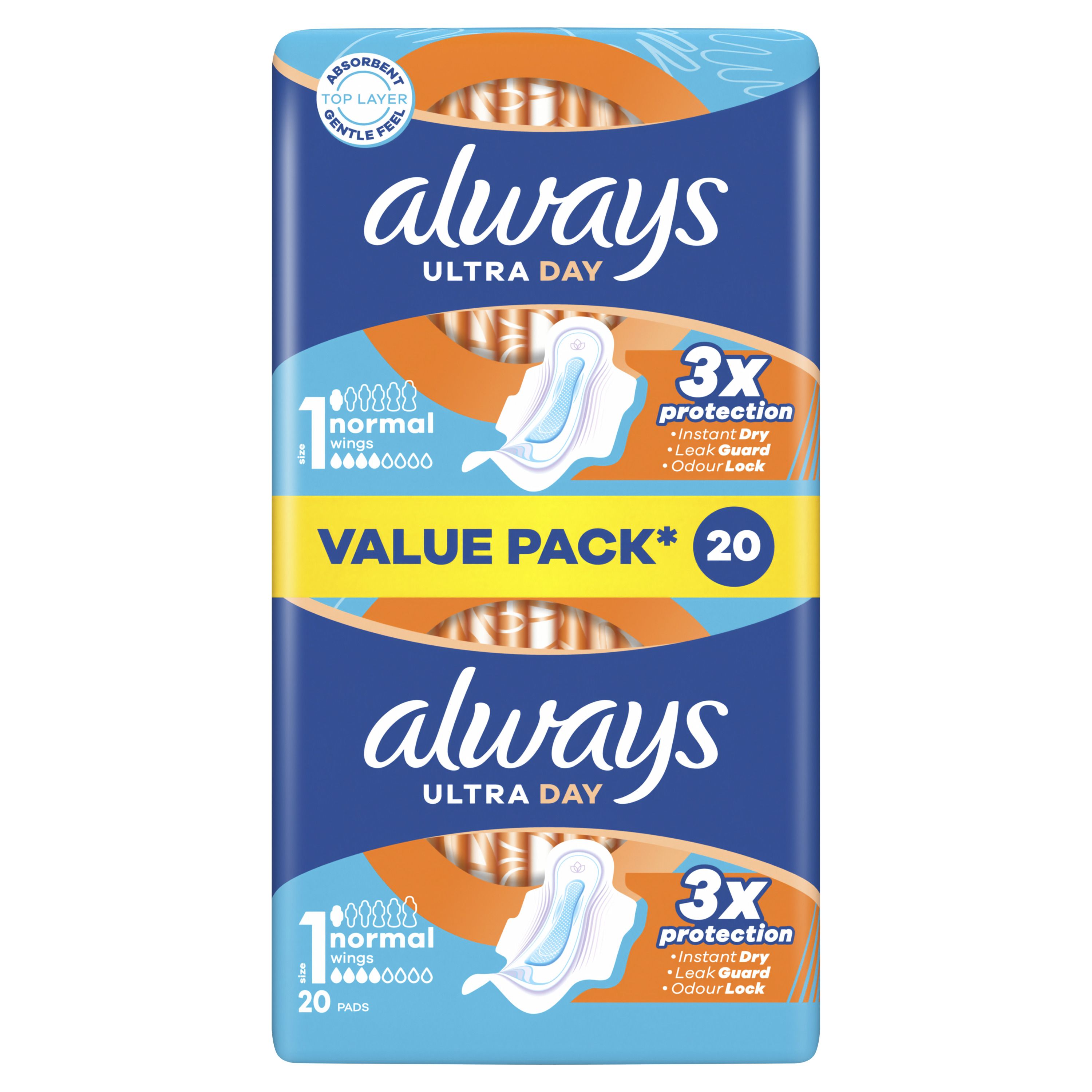 ALWAYS Дамски превръзки Always Ultra Normal, 20 бр