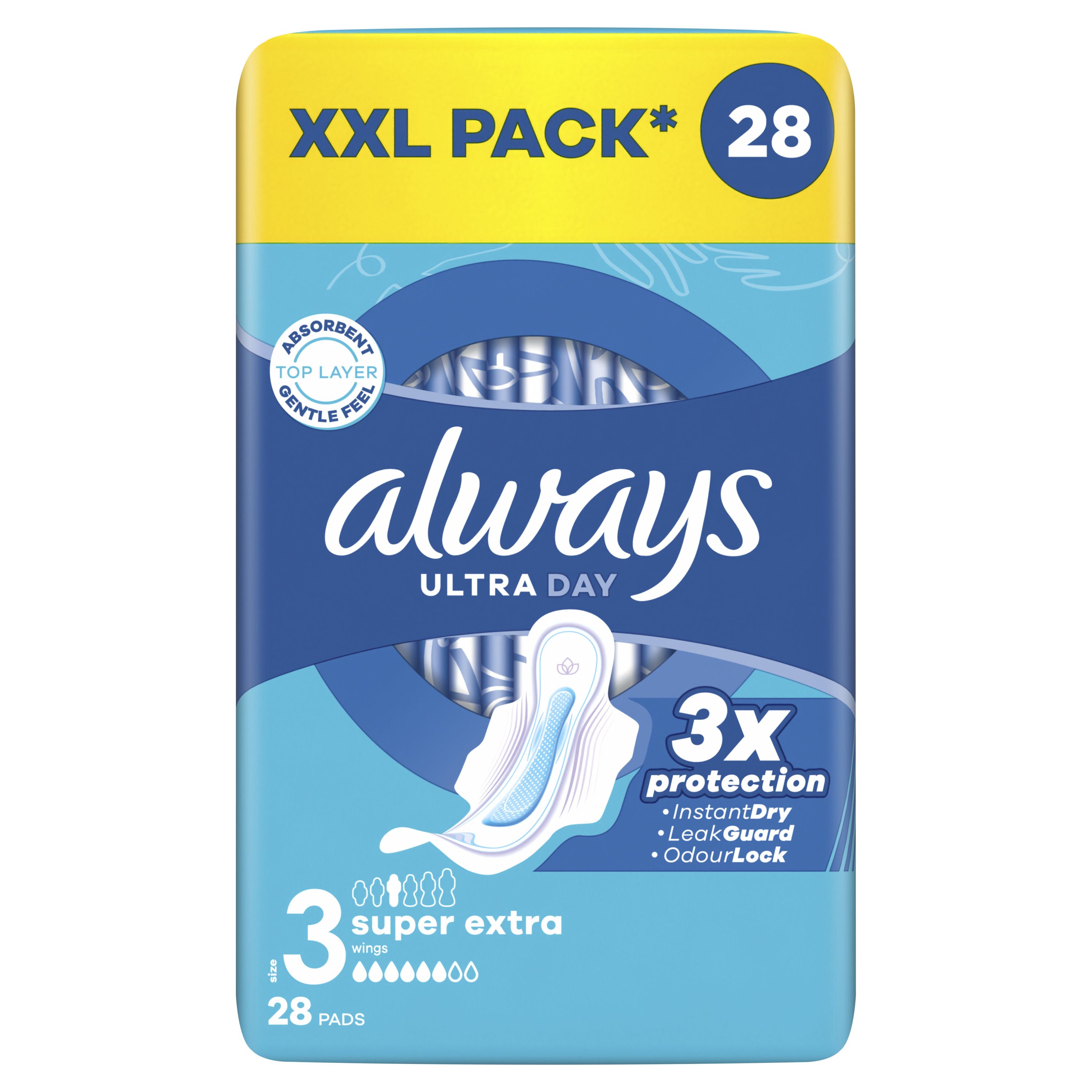 ALWAYS Дамски превръзки Always Ultra Super Extra, 28 бр