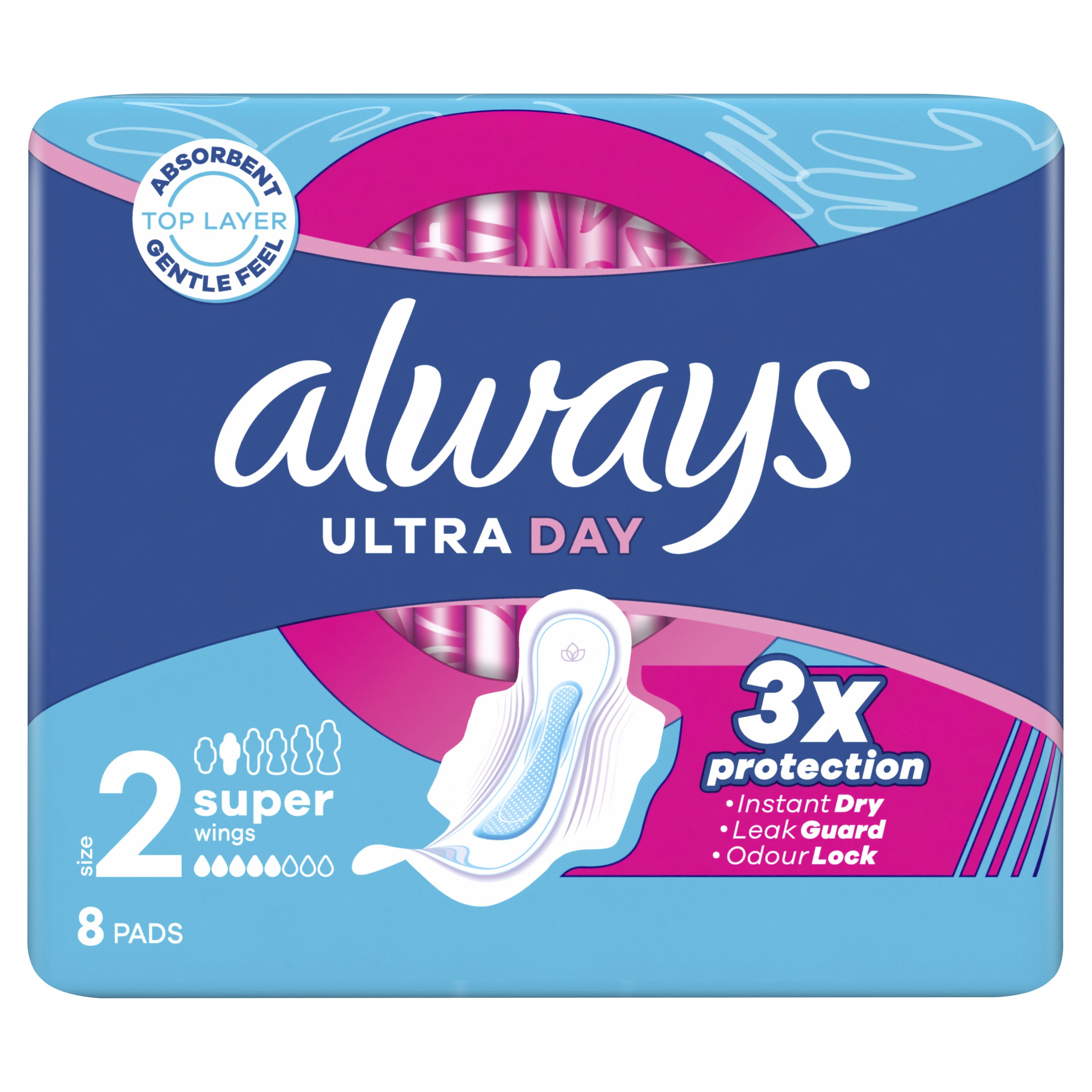 ALWAYS Дамски превръзки Always Ultra Super Extra, 8 бр