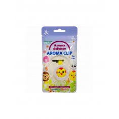 Aroma Defence Клипс за деца - Репелент с аромат на цитронела и здравец х1 брой