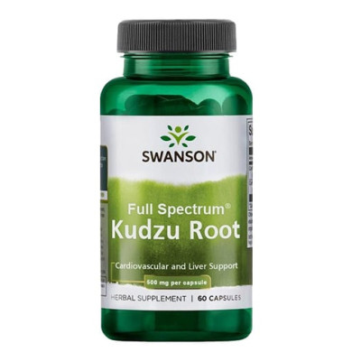 SWANSON Kudzu Root 500mg. / 60 Caps.