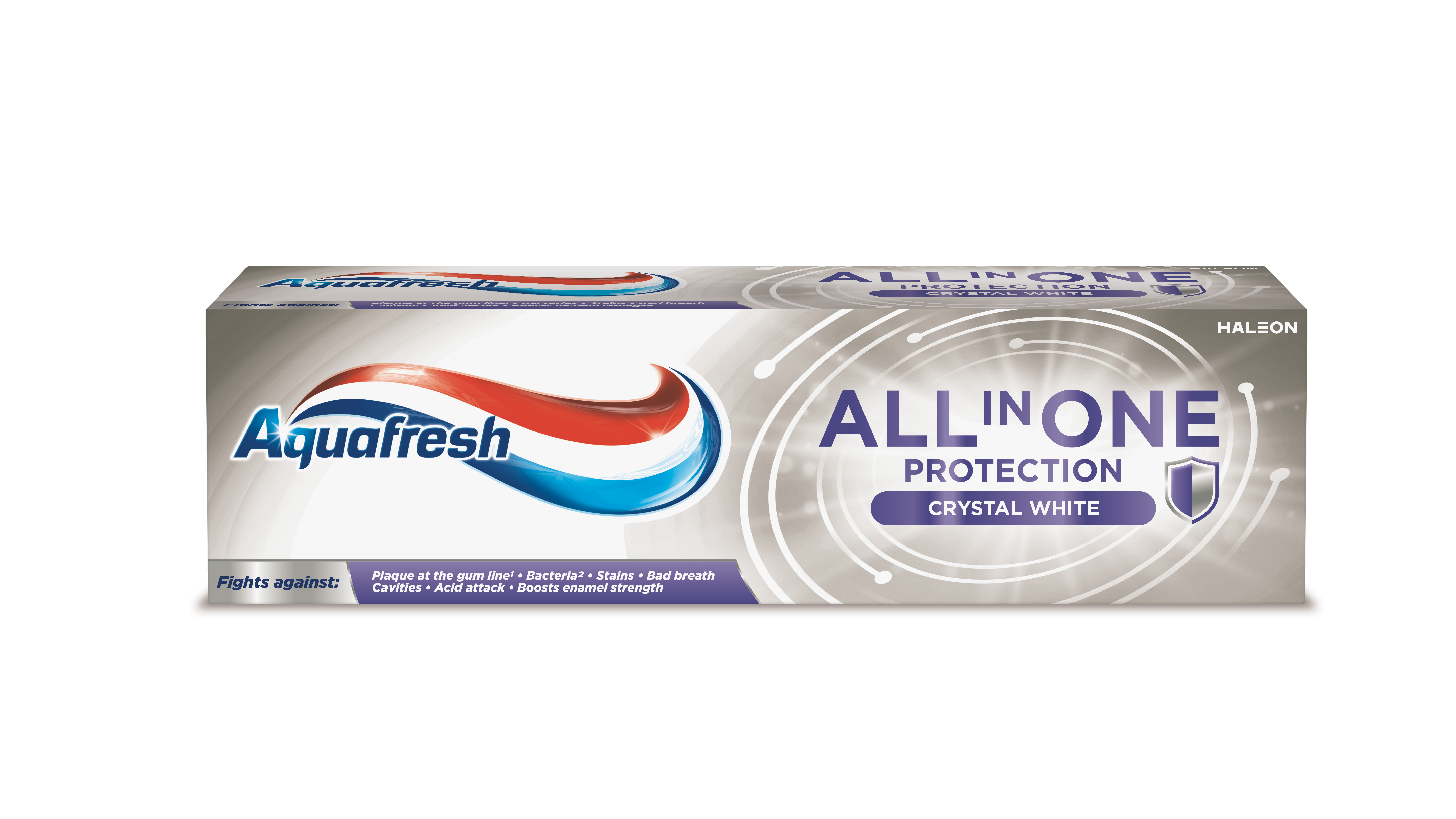 AQUAFRESH ALL IN ONE CRYSTAL WHITE Паста за зъби, 75 МЛ