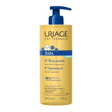 URIAGE BEBE CLEANSING OIL ПОЧИСТВАЩО ЗАЩИТНО ДУШ-ОЛИО ЗА БЕБЕТА И ДЕЦА 500мл
