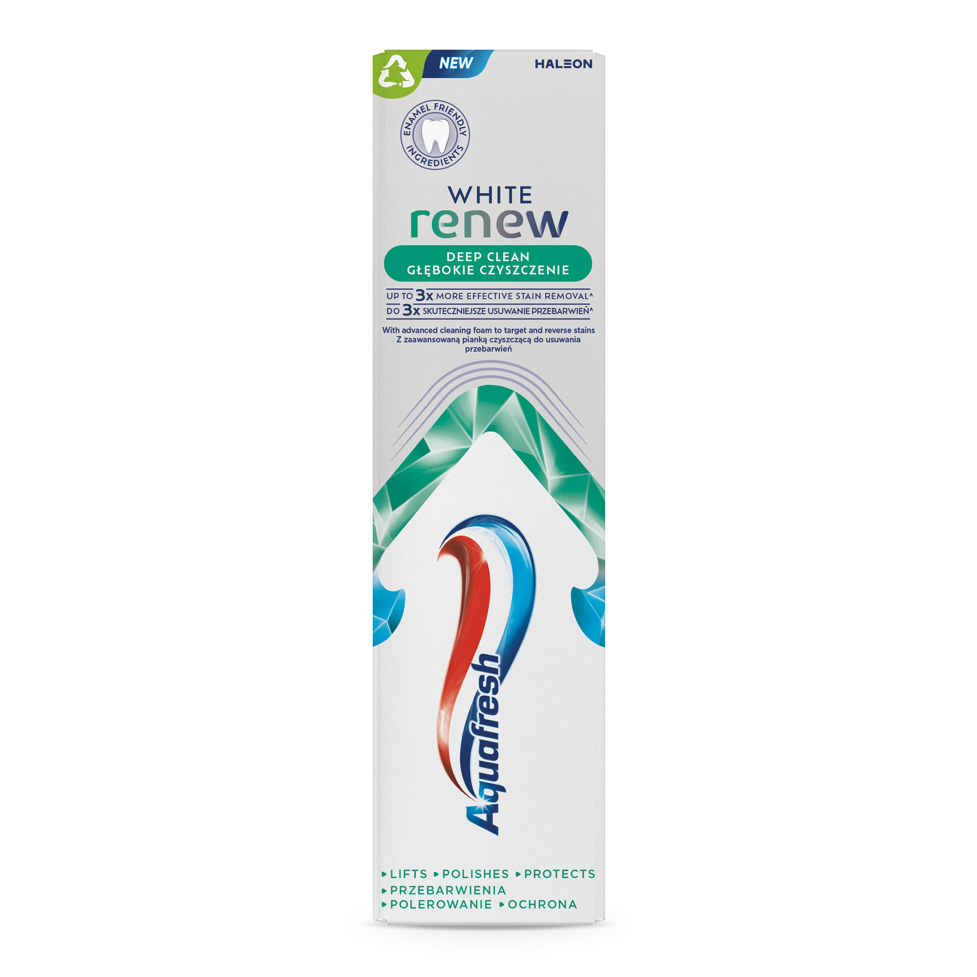 AQUAFRESH DEEP CLEAN WHITE RENEW, Паста за зъби, 75ml