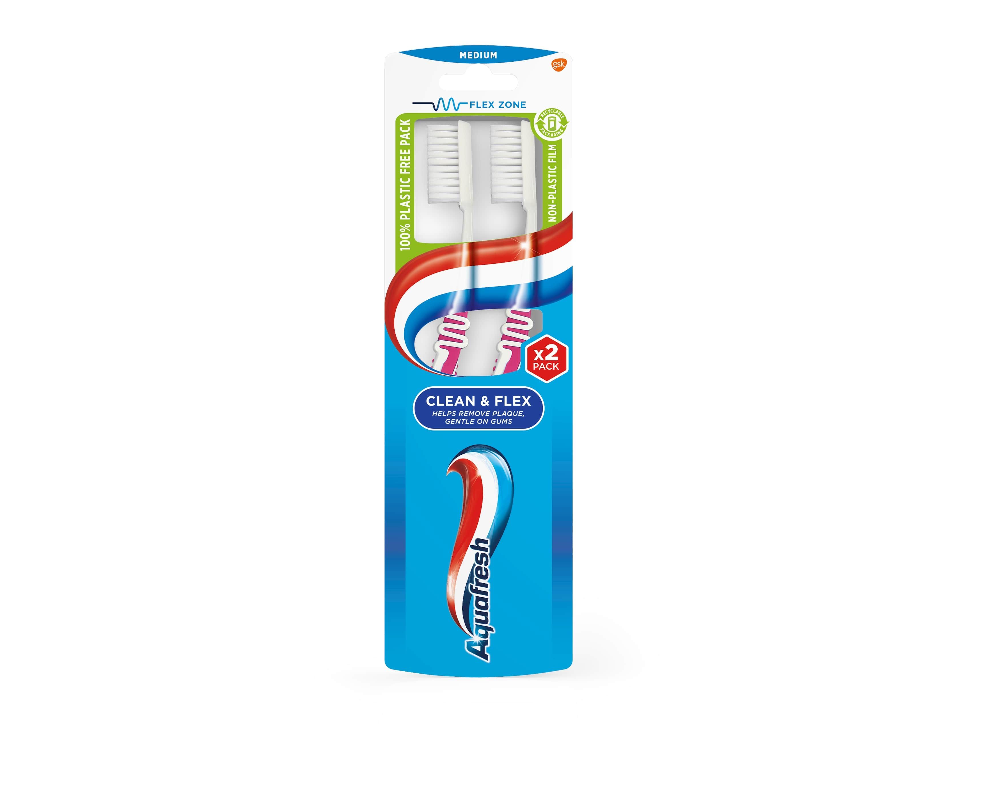 AQUAFRESH DUO CLEAN&FLEX Четка за зъби