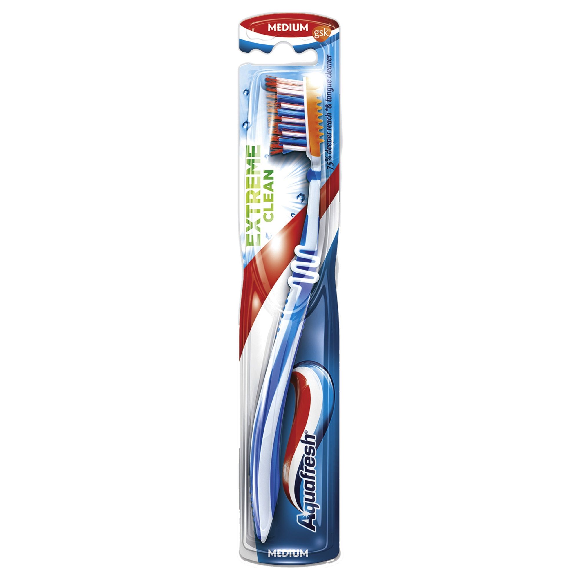 AQUAFRESH  EXTREME CLEAN MEDIUM Четка за зъби