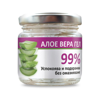 Алое вера (бистър гел) 99%, Radika, 100 мл, уникалната сила на aloe за регенериране на кожата