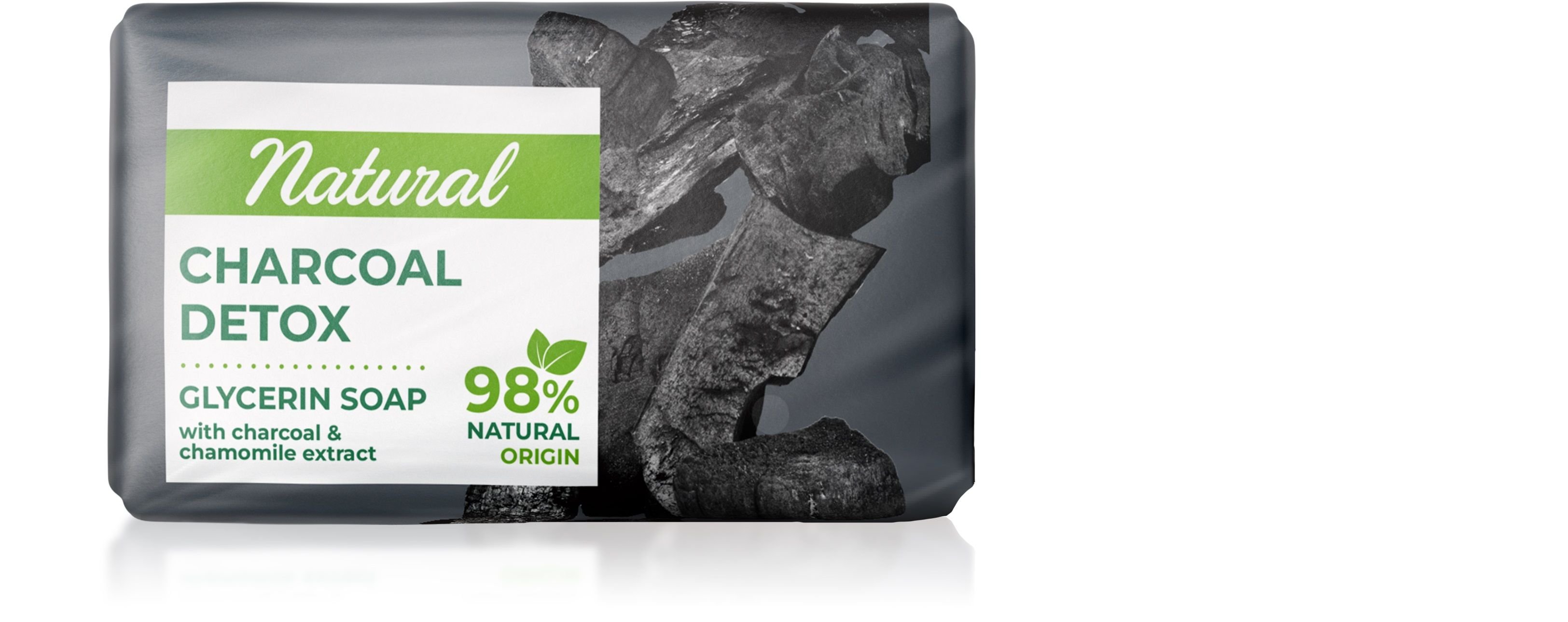 AROMA NATURAL Глицеринов сапун активен въглен, 100гр.