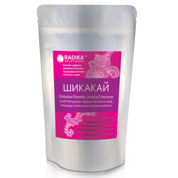 Шикакай на прах, Пудра за коса и лице, Radika, 100 гр.